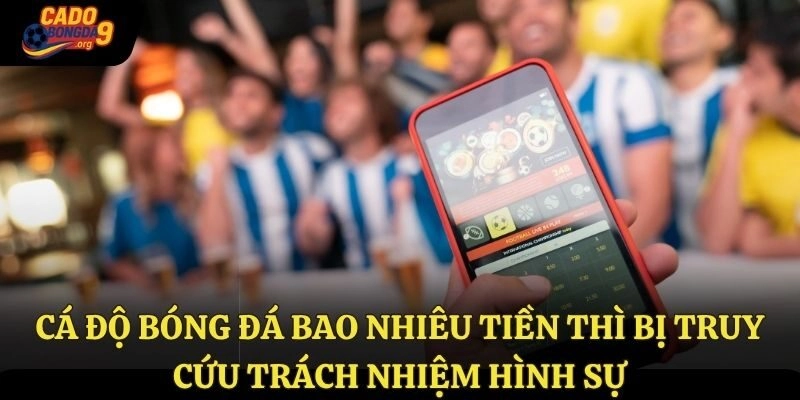 Cá Độ Bóng Đá Bao Nhiêu Tiền Thì Bị Truy Cứu Trách Nhiệm Hình Sự?