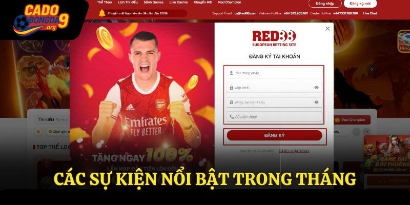 Các sự kiện nổi bật trong tháng