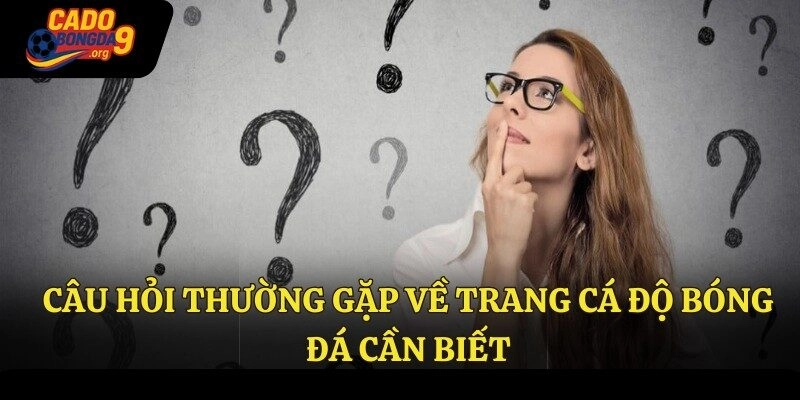 Câu hỏi thường gặp về trang cá độ bóng đá cần biết